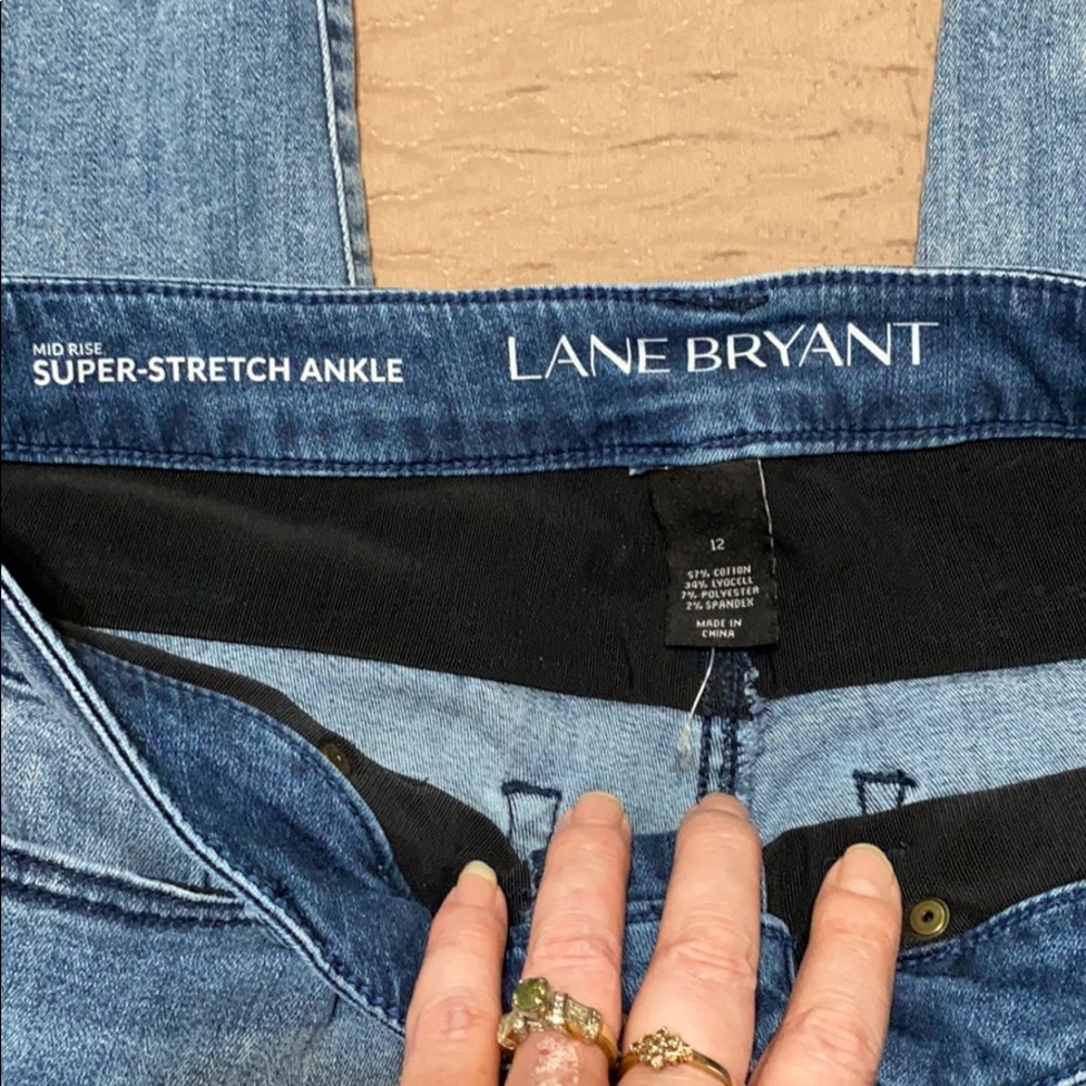 Lane Bryant Floral Skinny Jeans - Picture 3 of 3